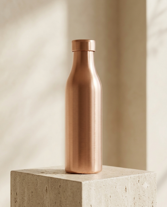 Shivara Premium Pure Copper Water Bottle 1000 ml | Classic Design