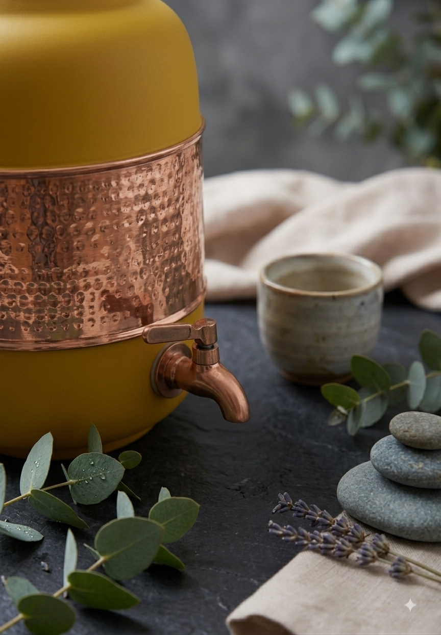 Shivara Premium 8L Pure Copper Water Dispenser with Tap